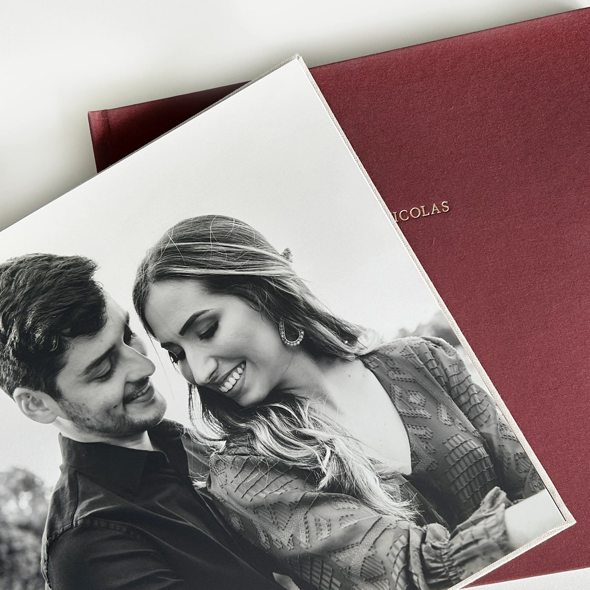 Album rigide tissu 20x30 horizontal